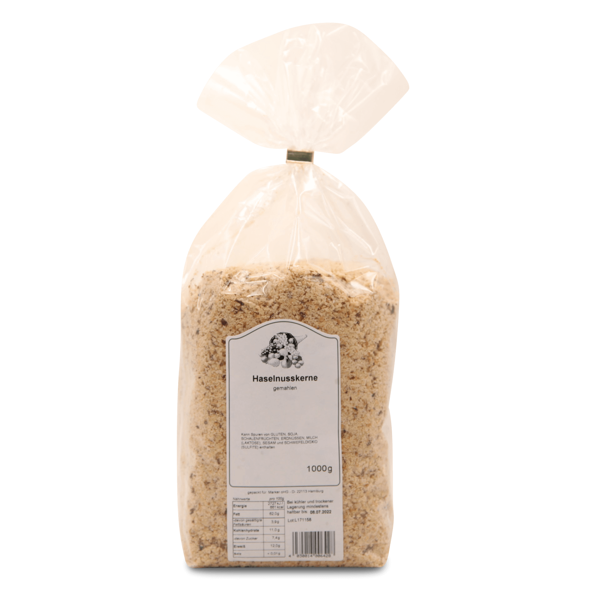 Haselnusskerne 'gemahlen'