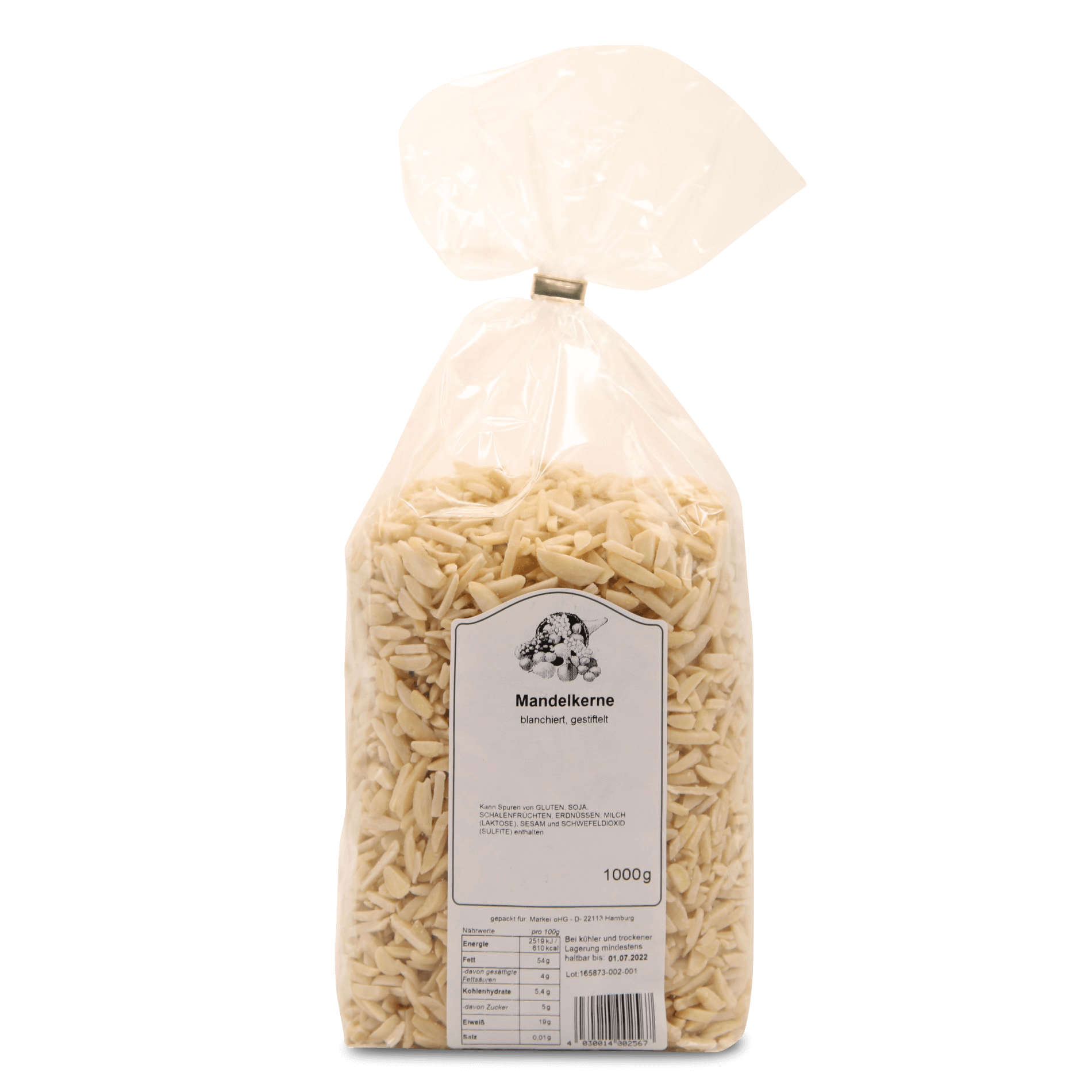 Mandelkerne 'gehobelt'